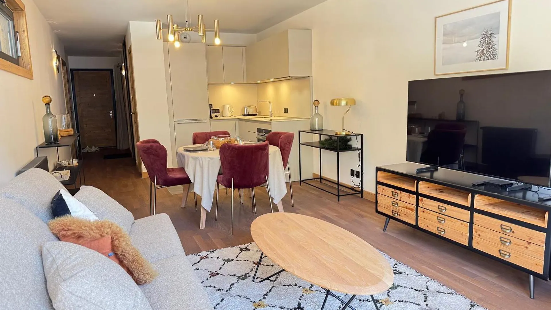 Appartement Lumineux Au Coeur Des Gets Avec Balcon Et Parking - Fr-1-623-222 莱热 法国